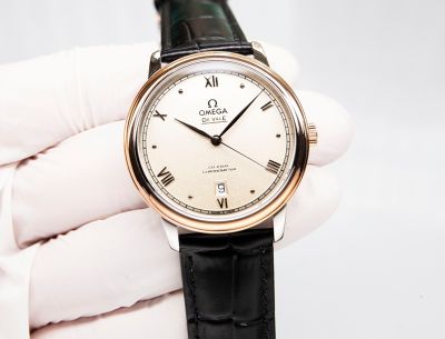 Omega De Ville 39.5MM for Men 32.7MM for Women 8215 Movement Black Bracelet Watch